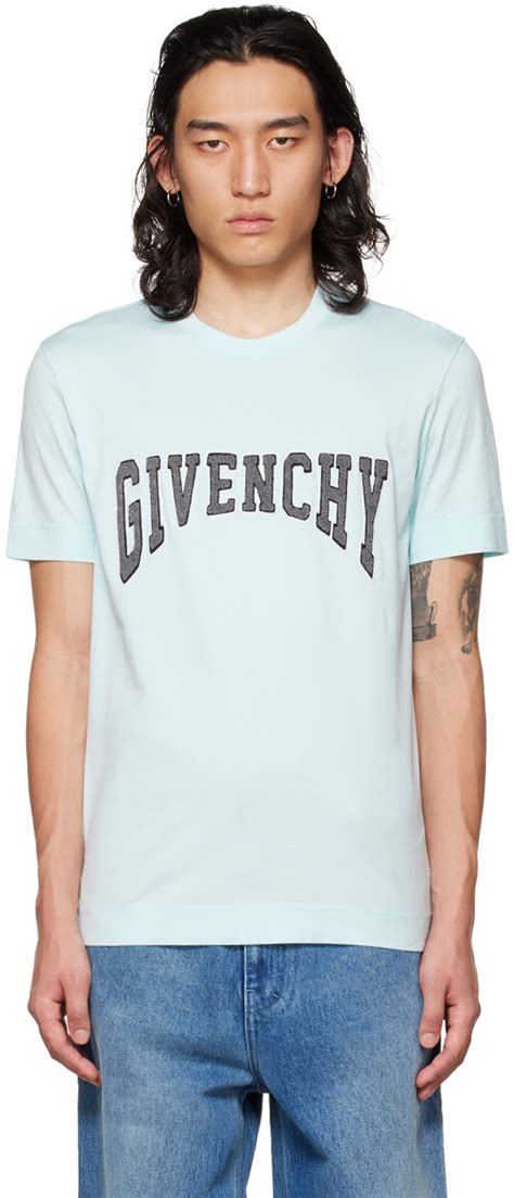 givenchy shirt blue|givenchy t shirts men's.